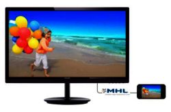 Philips 28 Inch Wide Vale VGA Monitor with Speakers